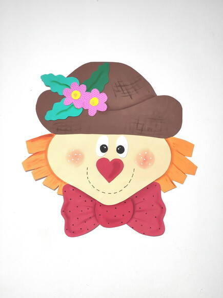 Espantalho Grande em Eva 40 cm Decoração de Festa Junina