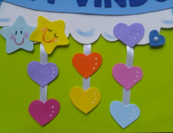 Eva para Sala de Aula - Bem Vindos de Porta chuva de Amor