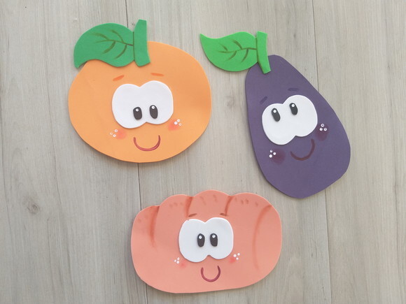 Eva de Frutas e Alimentos Kit 10 Peças