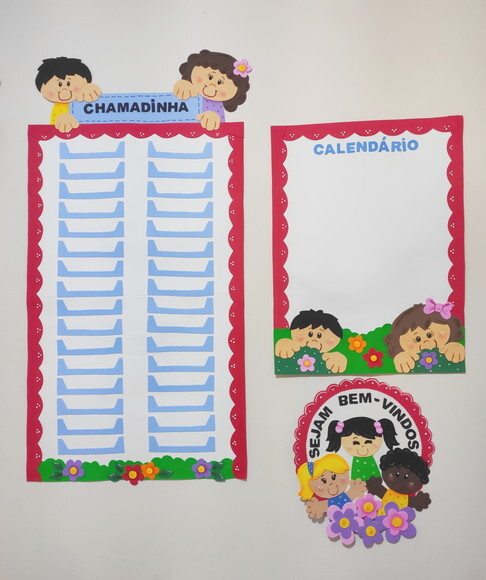 Eva para Sala de Aula - Kit 3 Peças Tema Diversidade