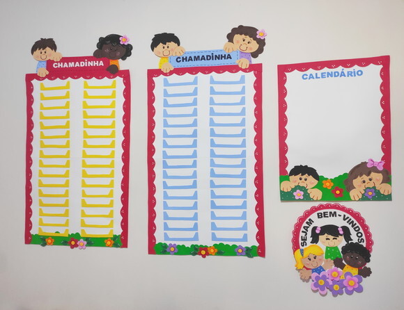 Eva para Sala de Aula - Kit 3 Peças Tema Diversidade