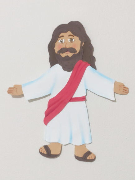 Jesus - Tamanho 25cm de Eva