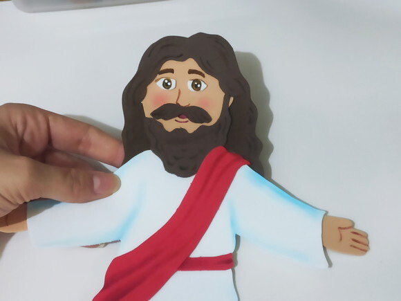Jesus - Tamanho 25cm de Eva