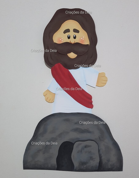 Jesus Cristo e a Ressurreição 60 cm em Eva