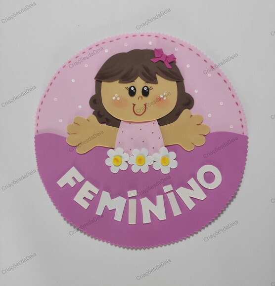 Kit 2 Placa para Porta de Banheiro - Meninos e Meninas