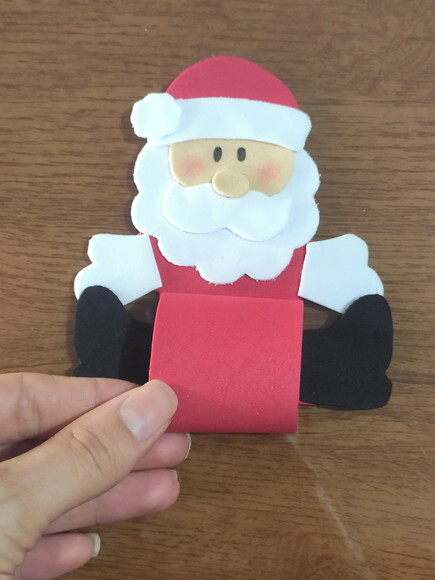 Kit 20 Porta Guardanapo Papai Noel de Eva para Natal