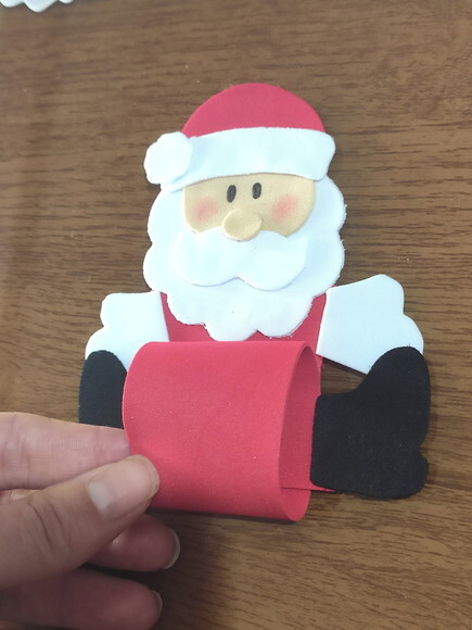 Kit 20 Porta Guardanapo Papai Noel de Eva para Natal
