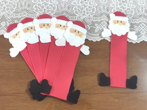 Kit 3 Lembrancinhas de Natal em Eva - Papai Noel Porta Doces