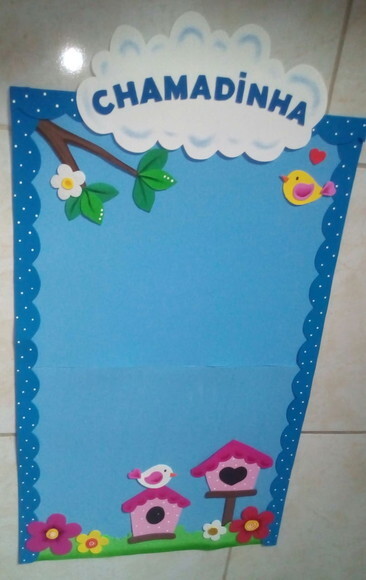 Kit 3 Peças Grande para Sala de Aula - Tema Passarinhos