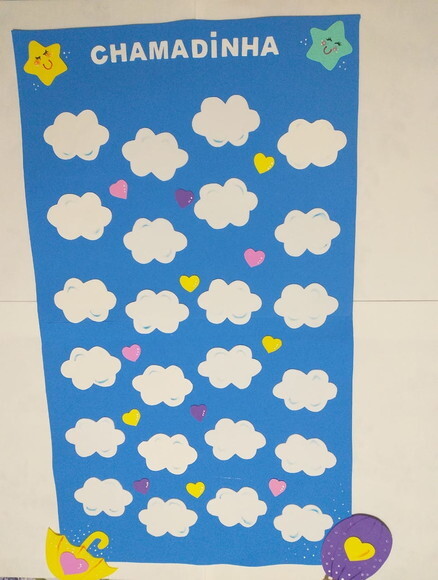 Kit 4 Peças para Sala de Aula -tema chuva de Amor