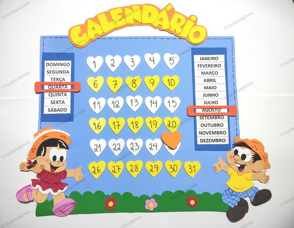 Kit 5 Peças para Sala de Aula - Tema Crianças Fazendinha