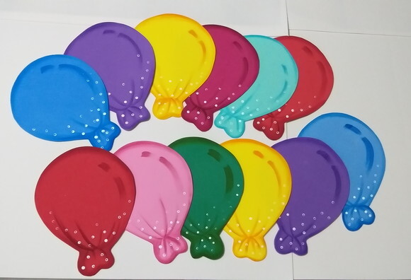 Kit Balões 13 Peças Coloridas - Aniversariantes do Ano - Eva