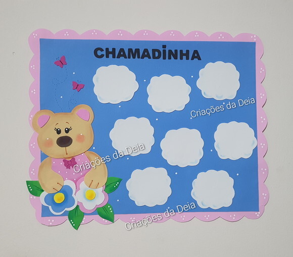 Kit Bem Vindos e Chamadinha em Eva Ursinhos