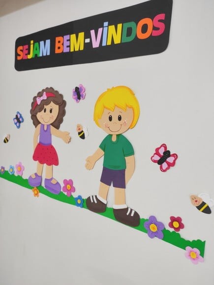 Kit para Mural de Boas Vindas - Completo com 20 Peças Grande