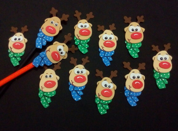 Lembrancinhas de Natal (imã,ponteira ou Enfeite)