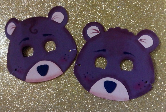 Máscara de Eva - Animais