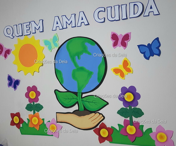 Mural do Meio Ambiente Grande 142 cm em Eva