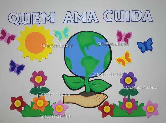 Mural do Meio Ambiente Grande 142 cm em Eva