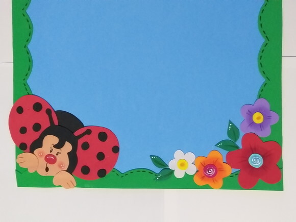 Painel de Recados em Eva - Joaninhas