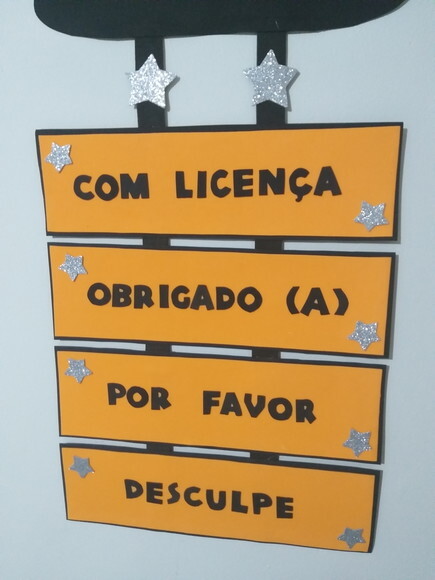 Palavras Mágicas 100cm em Eva para Sala de Aula