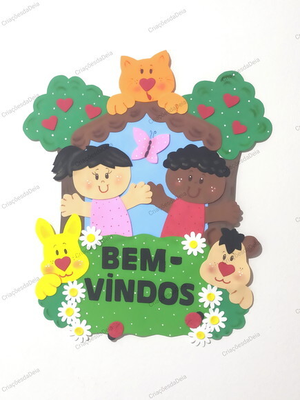 Placa de Porta Jardim de Deus em Eva