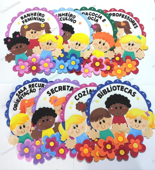 Placa de Porta para Turmas - Identificação de Turma