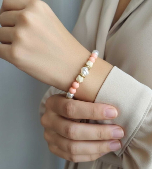 Pulseira de Contas Micangas Pulseira Bella Bijuteria