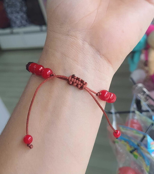 Pulseira de Contas Micangas Pulseira Encanto Bijuteria