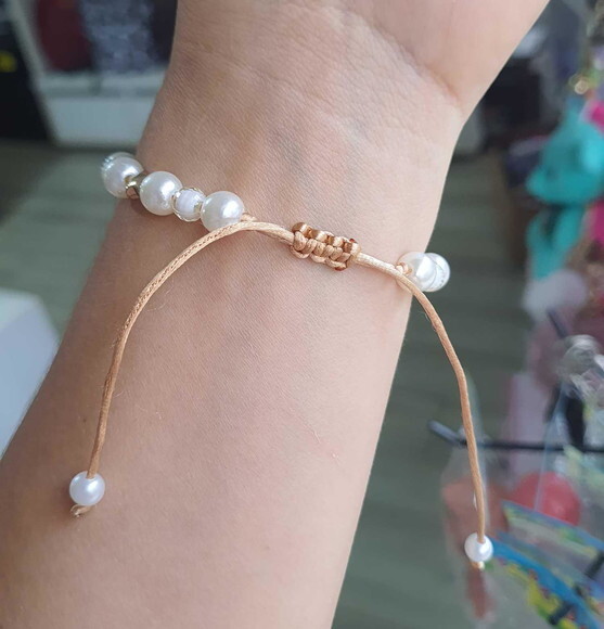 Pulseira de Contas Micangas Pulseira Estrela Bijuteria