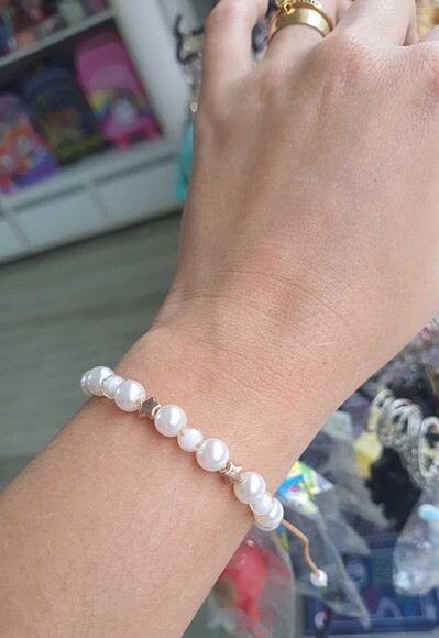 Pulseira de Contas Micangas Pulseira Estrela Bijuteria