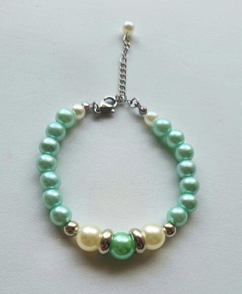 Pulseira de Contas Micangas Pulseira Jasmim Bijuteria