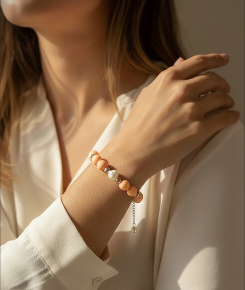 Pulseira de Contas Micangas Pulseira Serena Bijuteria