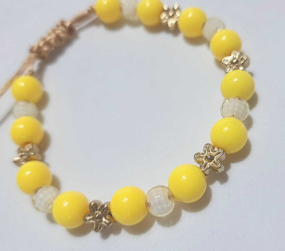 Pulseiras Coloridas Cores com Tons Amarelos Candy