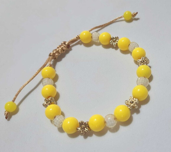 Pulseiras Coloridas Cores com Tons Amarelos Candy