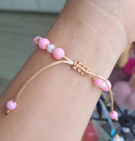Pulseiras Coloridas Cores com Tons Rosas Candy