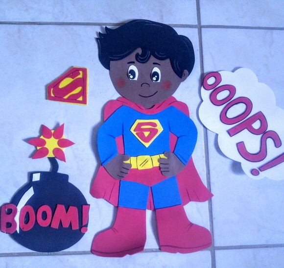 Super Heróis de 50 cm de Altura (eva) (por Unidade)