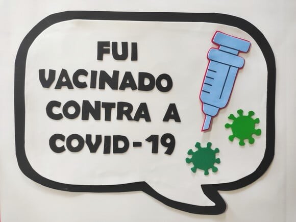 Xô Corona Vírus Kit 2 Placas de Eva - Covid 19