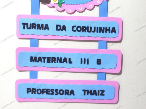 1 Placa Extra de Identificação de Porta de Sala de Aula