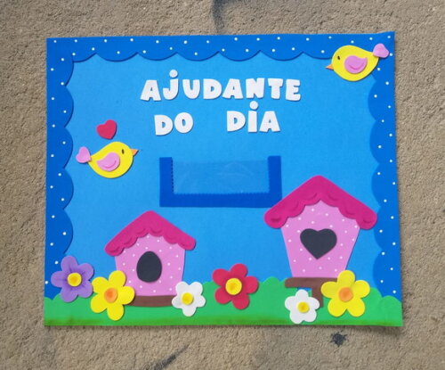 Ajudante do Dia - Eva para Sala de Aula - Tema Passarinho