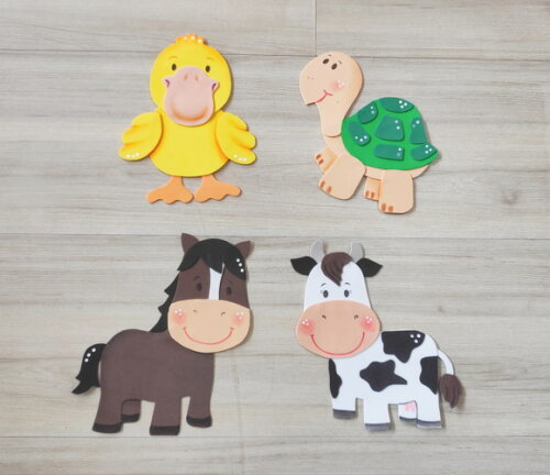 Animais em Eva - Kit 13 Unidades