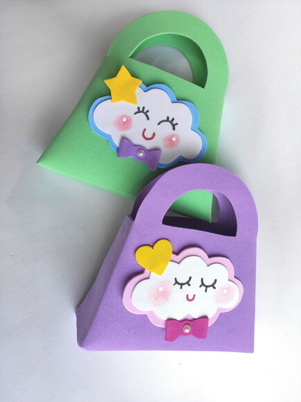 Apliques de Nuvem Chuva de Amor de Eva (10 x 7,5 Cm)