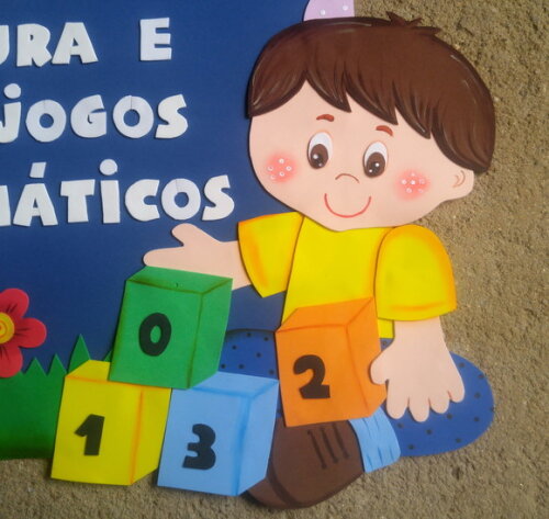 Cantinho da Leitura e Jogos Matemáticos em Eva - Crianças