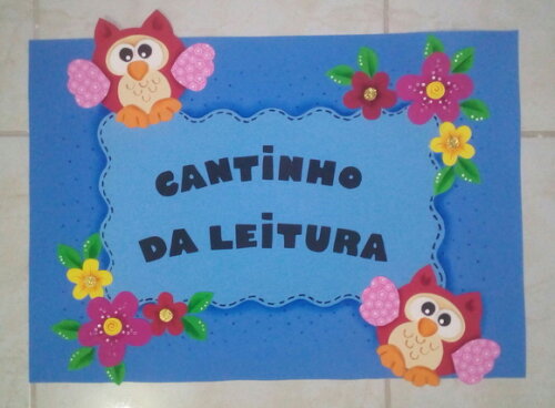 Cantinho da Leitura em Eva - Corujas