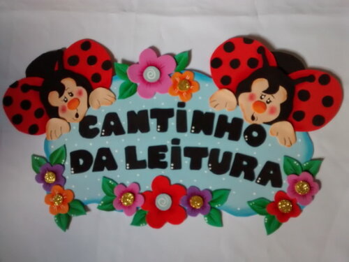 Cantinho da Leitura em Eva - Joaninhas no Jardim