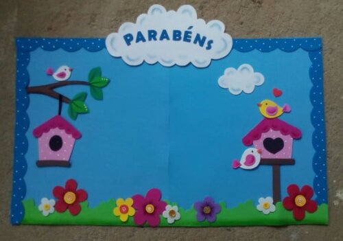 Cartaz de Aniversariantes para Sala de Aula - Eva (58x80cm)