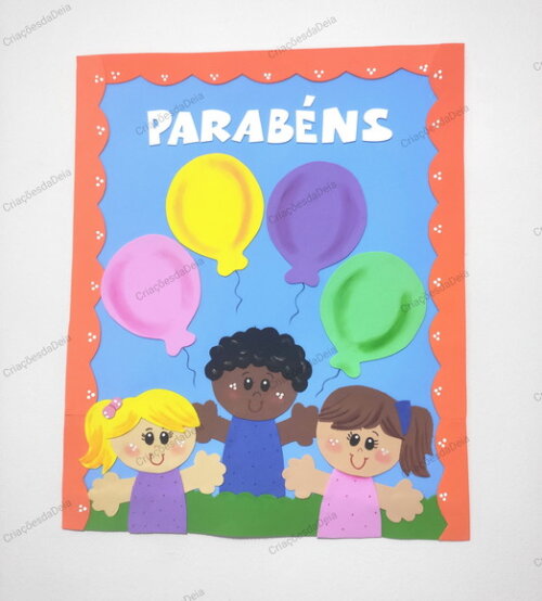 Cartaz de Aniversários de Mês em Eva para Sala de Aula