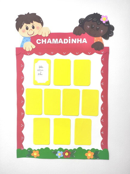 Chamadinha em Eva para Fotos Tema crianças Escolar