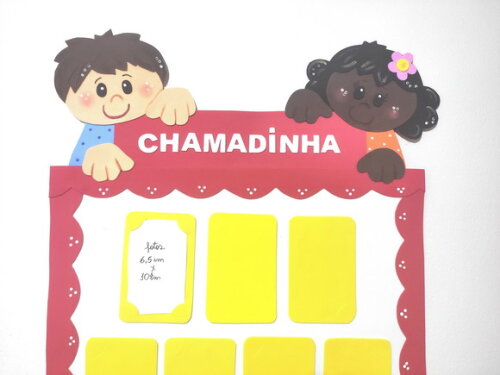 Chamadinha em Eva para Fotos Tema crianças Escolar
