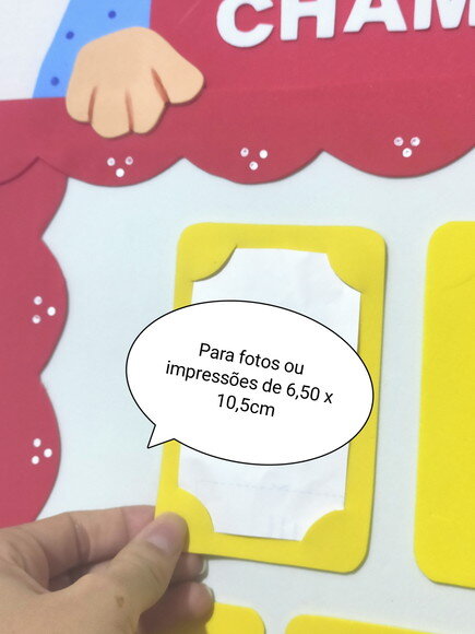 Chamadinha em Eva para Fotos Tema "crianças" Escolar