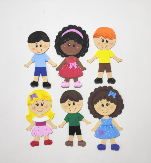 Crianças Pequenas de Eva - 25 a 27 cm - Valor Por Unidade